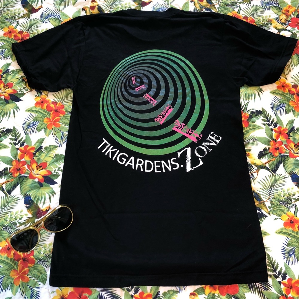 Tiki Gardens Zone T-Shirt, Black